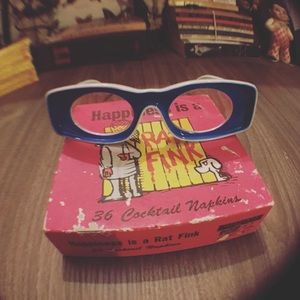 Japanese Popstar Pink/BLUE Retro Sunglas